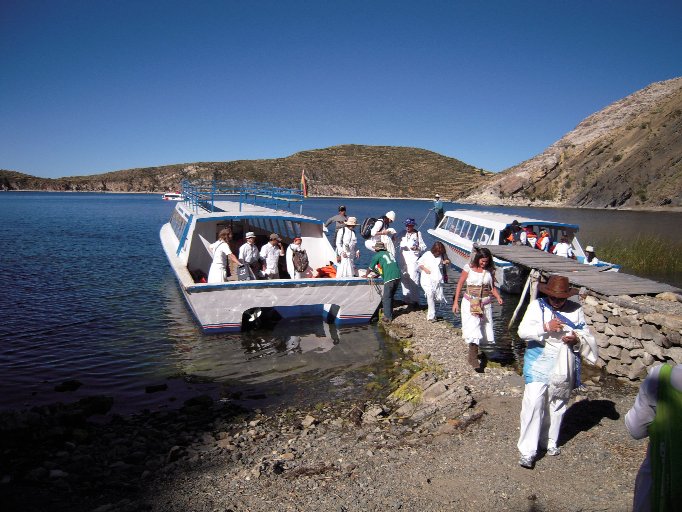 Isla del Sol arrival