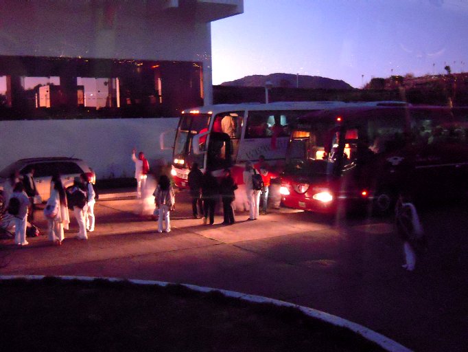 Bus ride to Activation site