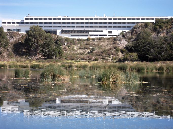 Hotel Libertador from Lake Titicaca