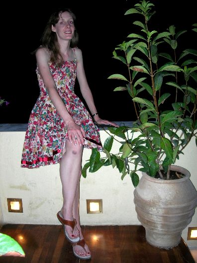 Jessica dressed up :-)