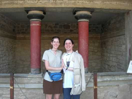 Us at Knossos, Crete
