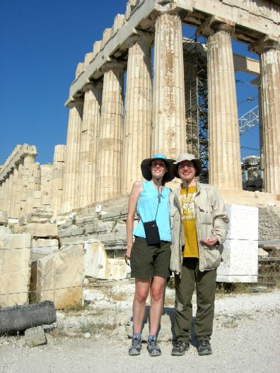 Us at Parthenon, Greece