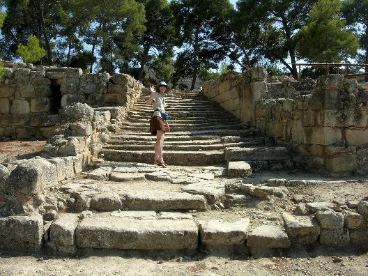 Stairs at Agia Triada, Crete