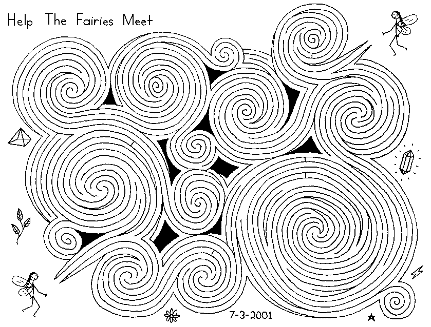 Fairies Meeting Maze