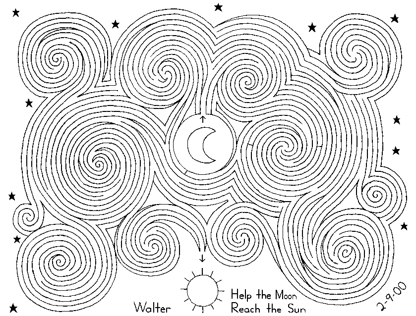 Moon and Sun Maze