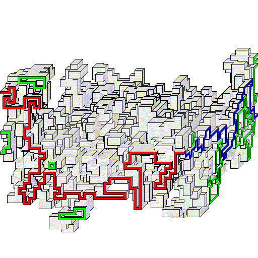 Hypermaze solution surface